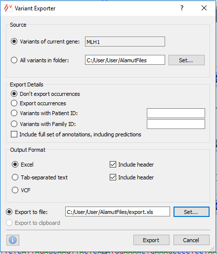 Excel Report